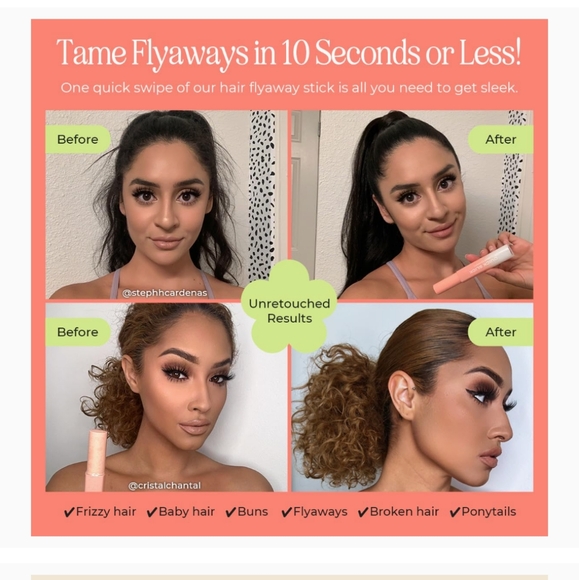 Quick slick flyaway hair stick Light Peach new INH - Picture 2 of 11